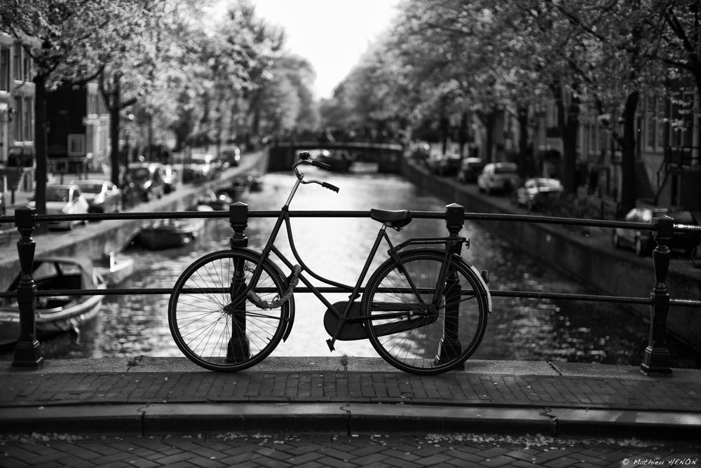 Le vélo sur le pont